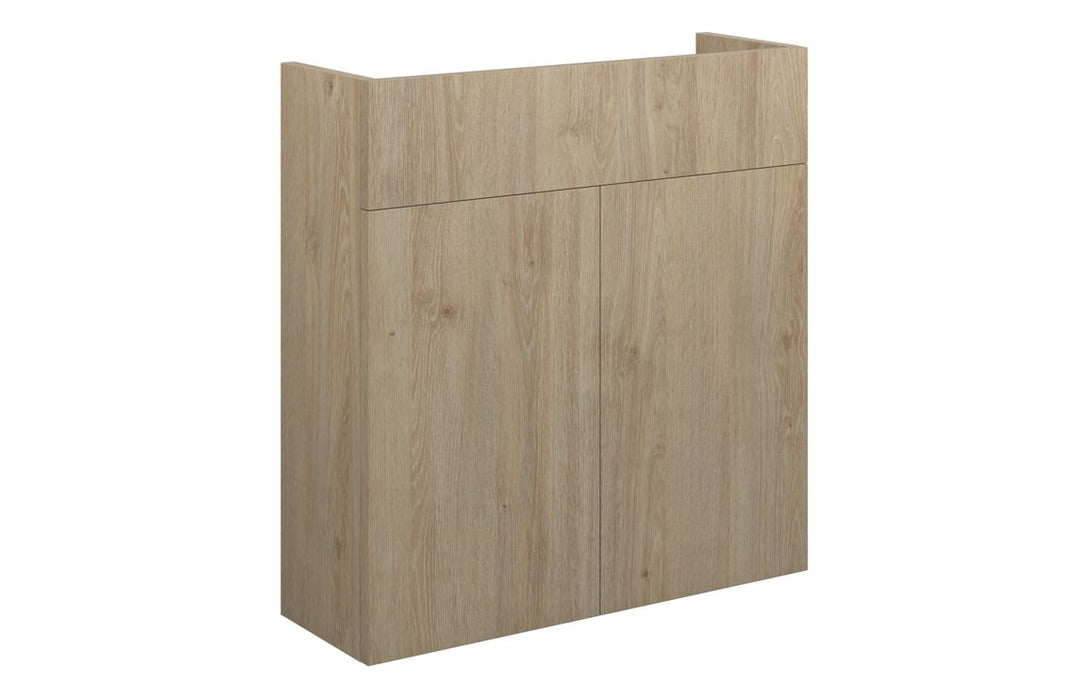 Eton 600mm Slim Basin Unit - Havana Oak