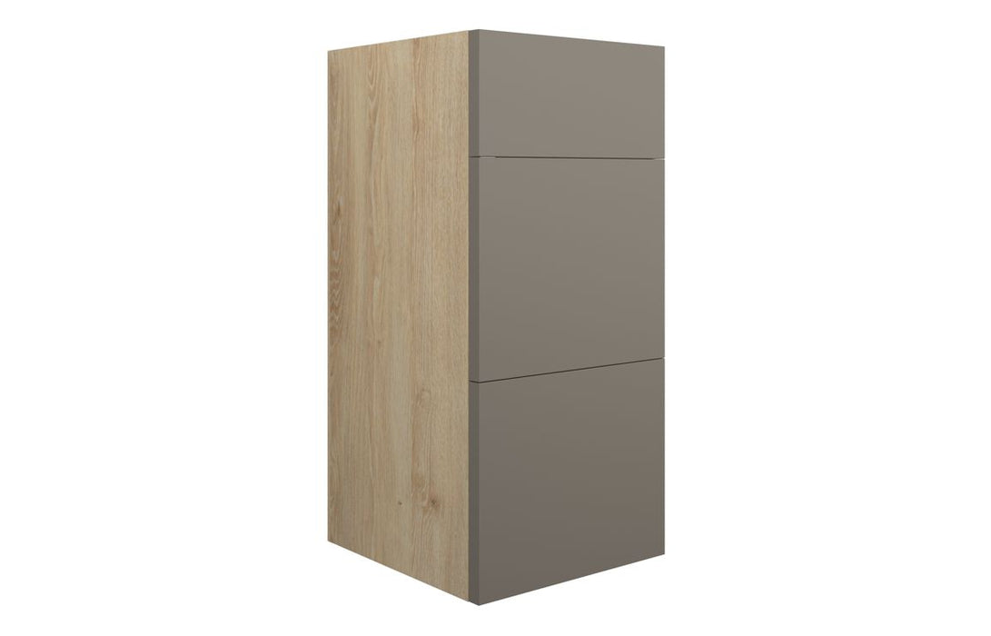 Eton 300mm Standard 3 Drawer Unit - Matt Stone
