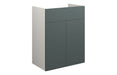 Eton 500mm Standard Basin Unit - Matt Green