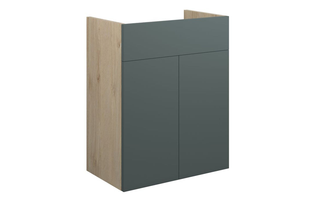Eton 500mm Standard Basin Unit - Matt Green