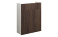 Eton 500mm Slim Basin Unit - Warm Walnut