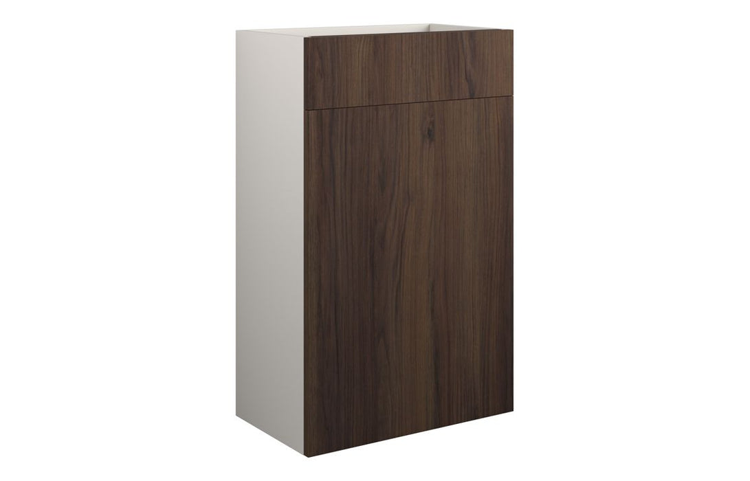 Eton 500mm Standard WC Unit - Warm Walnut