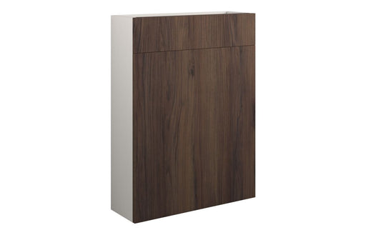 Eton 600mm Slim WC Unit - Warm Walnut