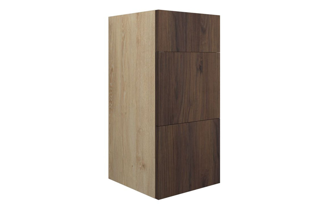 Eton 300mm Standard 3 Drawer Unit - Warm Walnut