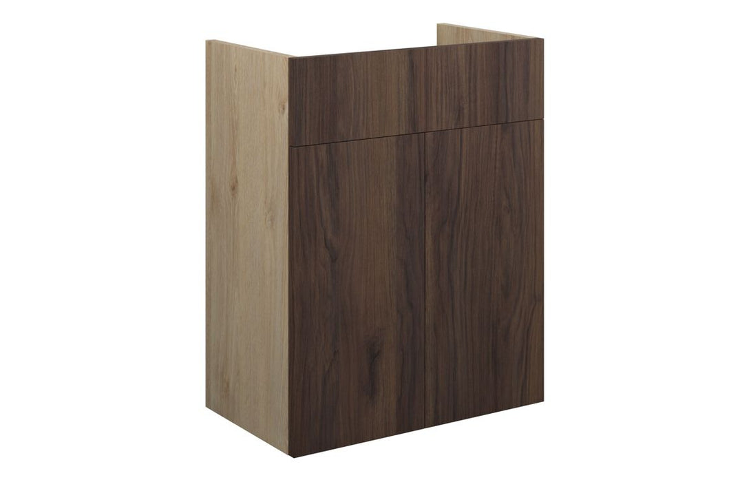 Eton 500mm Standard Basin Unit - Warm Walnut