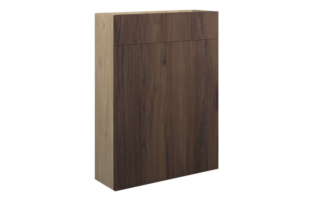 Eton 600mm Slim WC Unit - Warm Walnut