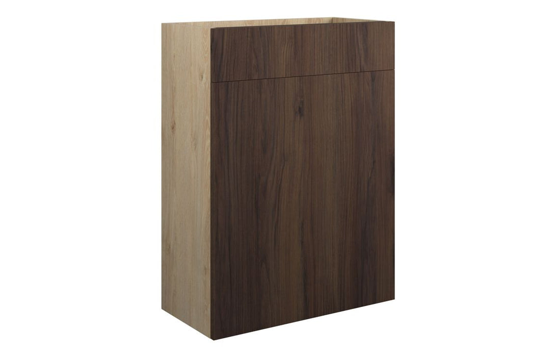 Eton 600mm Standard WC Unit - Warm Walnut