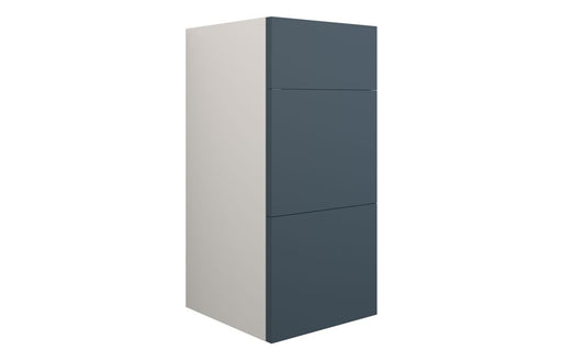 Eton 300mm Standard 3 Drawer Unit - Matt Arley Blue