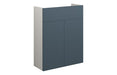 Eton 500mm Slim Basin Unit - Matt Arley Blue
