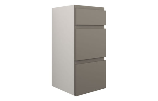 Siena 300mm Standard 3 Drawer Unit - Matt Stone