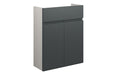 Siena 500mm Standard Basin Unit - Matt Graphite Grey