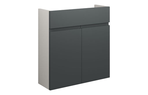 Siena 600mm Slim Basin Unit - Matt Graphite Grey