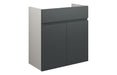 Siena 600mm Standard Basin Unit - Matt Graphite Grey