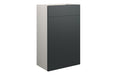 Siena 500mm Standard WC Unit - Matt Graphite Grey