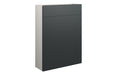 Siena 600mm Slim WC Unit - Matt Graphite Grey
