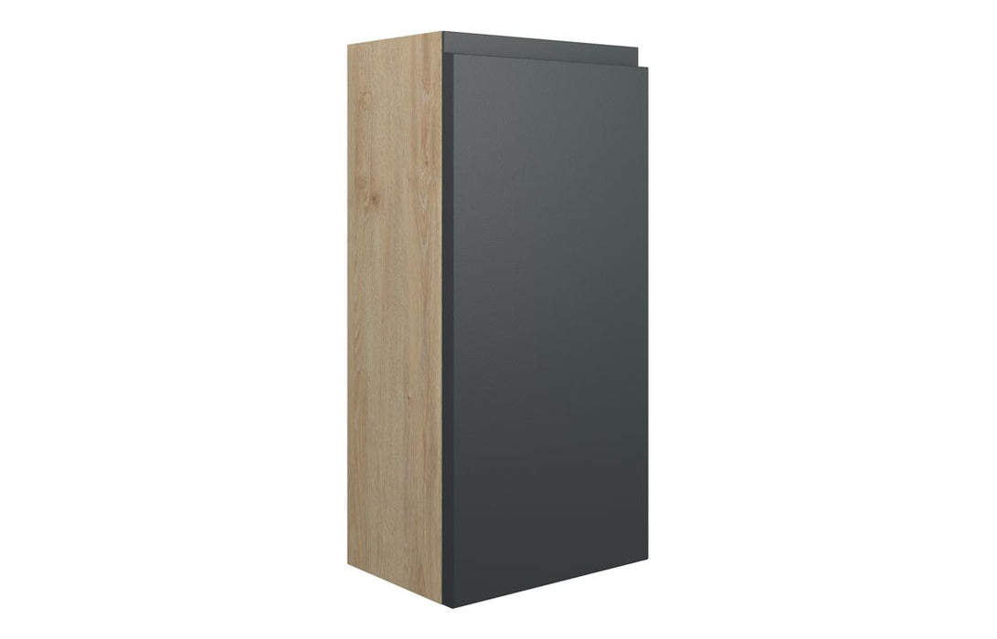 Siena 200mm Standard Toilet Roll Unit - Matt Graphite Grey