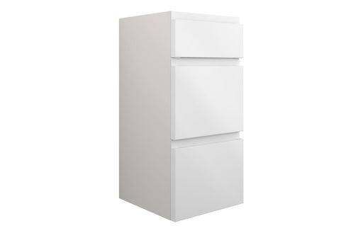 Siena 300mm Standard 3 Drawer Unit - White Gloss