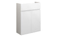 Siena 500mm Slim Basin Unit - White Gloss