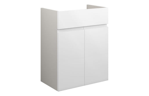 Siena 500mm Standard Basin Unit - White Gloss