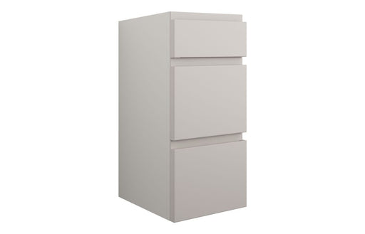 Siena 300mm Standard 3 Drawer Unit - Matt Dove Grey