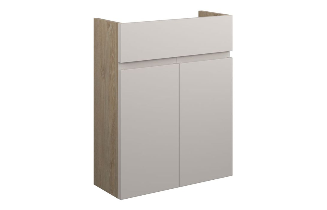 Siena 500mm Slim Basin Unit - Matt Dove Grey
