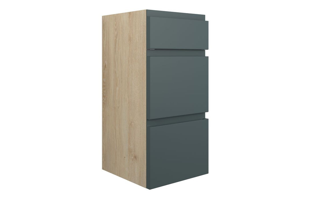 Siena 300mm Standard 3 Drawer Unit - Matt Green Camo