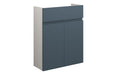 Siena 500mm Slim Basin Unit - Matt Arley Blue