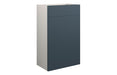 Siena 500mm Standard WC Unit - Matt Arley Blue