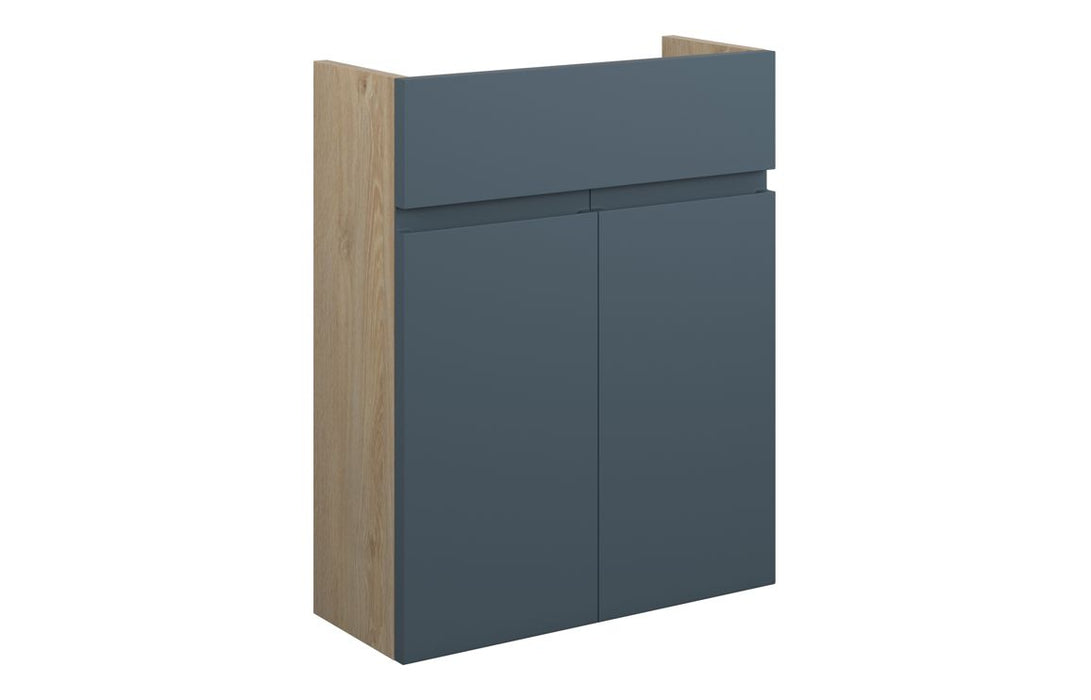Siena 500mm Slim Basin Unit - Matt Arley Blue