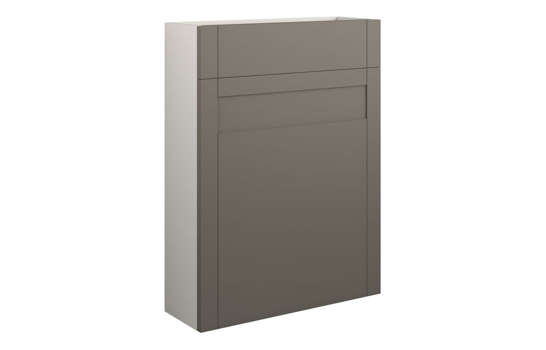 Haven 600mm Slim WC Unit - Matt Stone