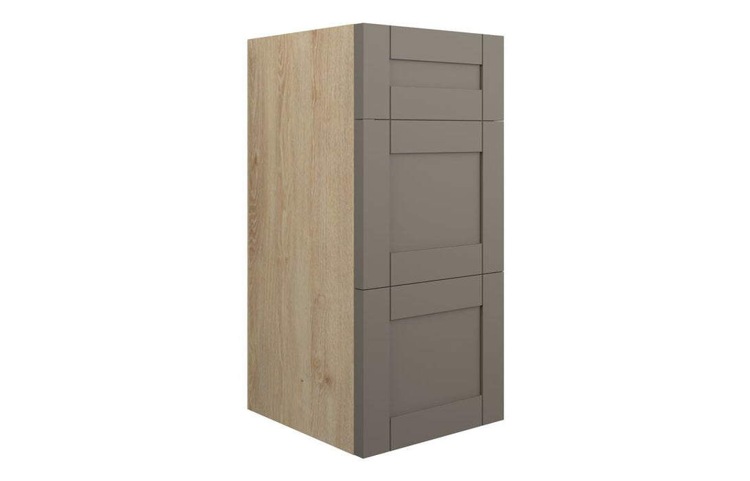Haven 300mm Standard 3 Drawer Unit - Matt Stone