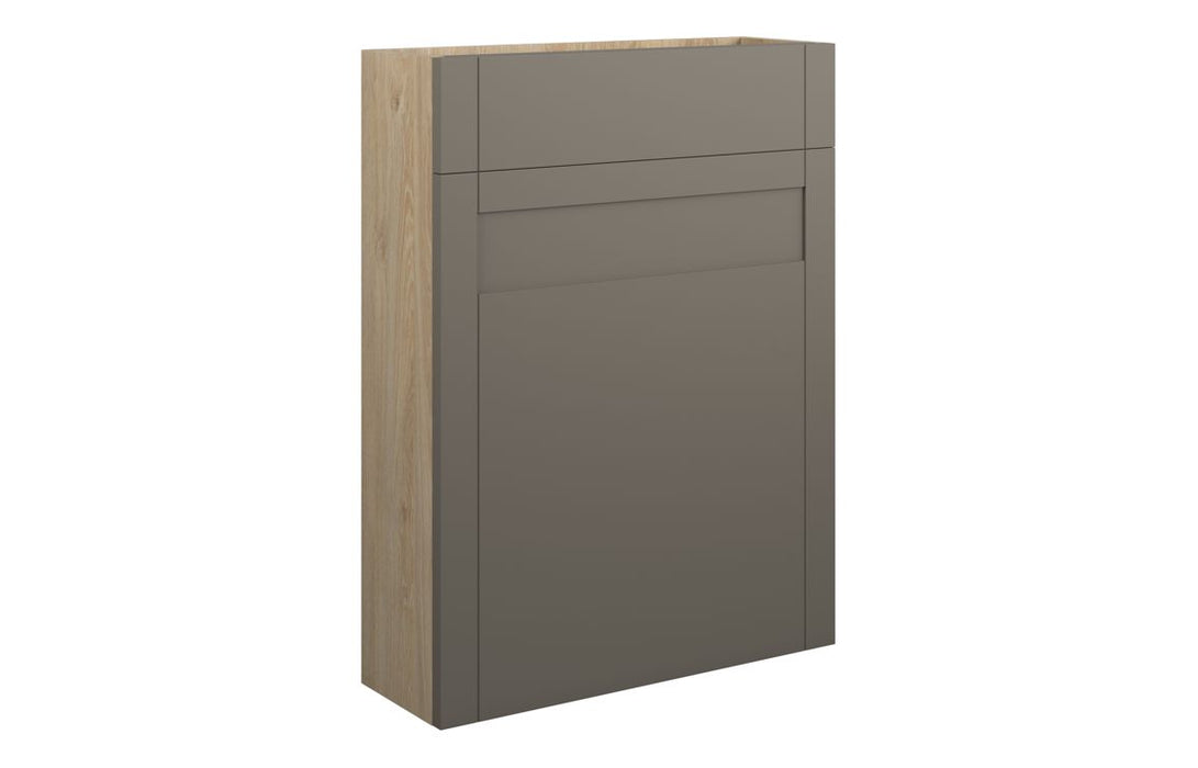 Haven 600mm Slim WC Unit - Matt Stone
