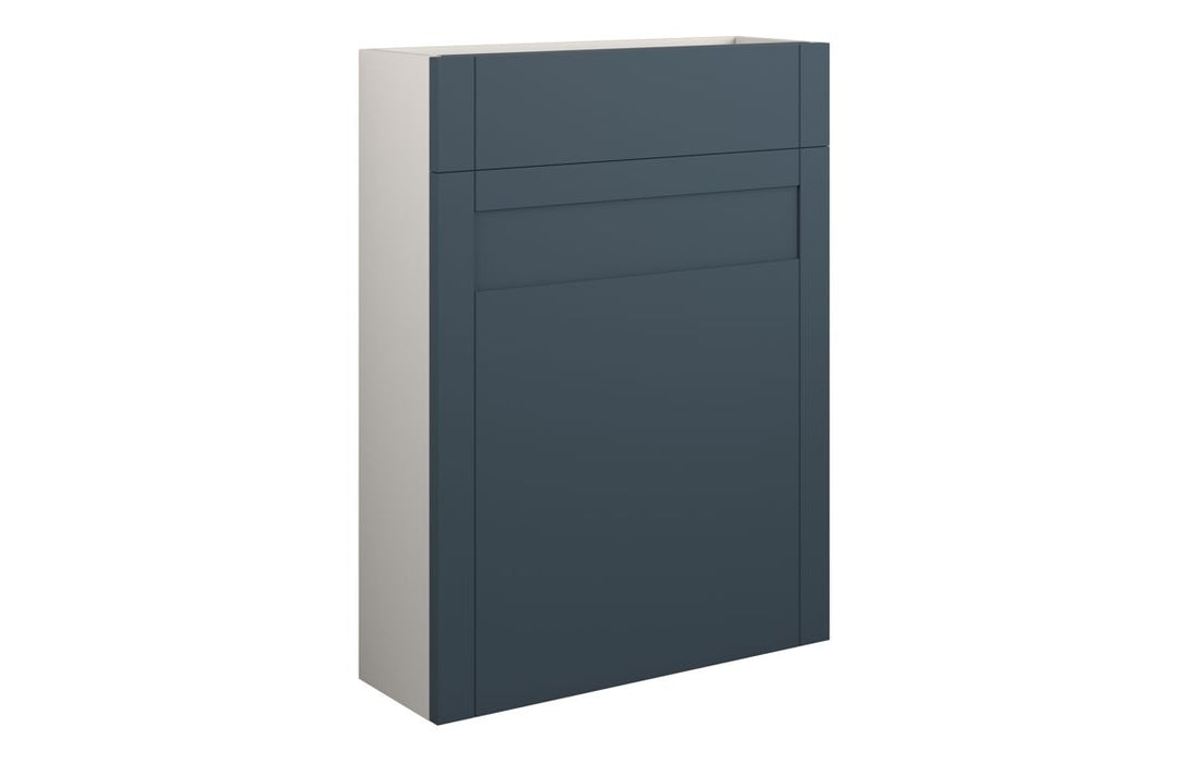 Haven 600mm Slim WC Unit - Matt Arley Blue