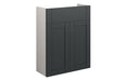 Haven 500mm Slim Basin Unit - Matt Graphite Grey