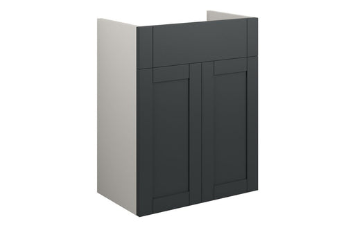 Haven 500mm Standard Basin Unit - Matt Graphite Grey