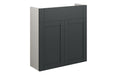 Haven 600mm Slim Basin Unit - Matt Graphite Grey