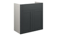 Haven 600mm Standard Basin Unit - Matt Graphite Grey