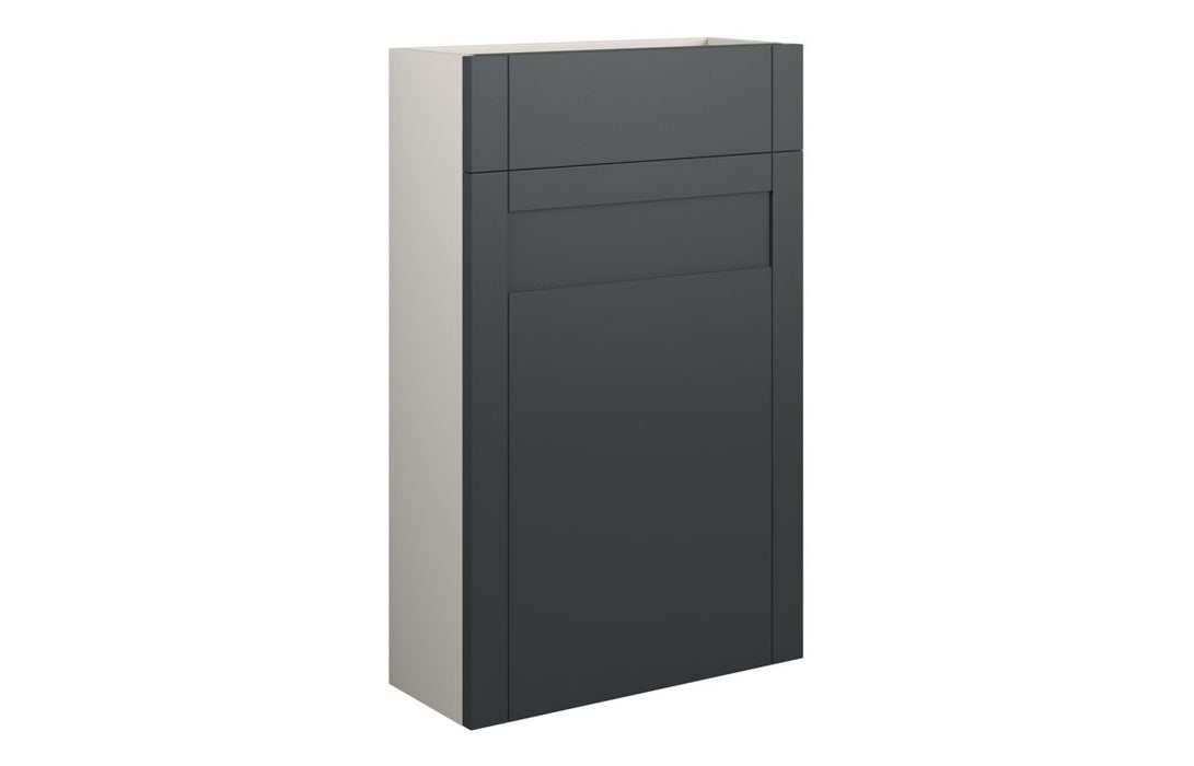 Haven 500mm Slim WC Unit - Matt Graphite Grey
