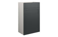 Haven 500mm Standard WC Unit - Matt Graphite Grey