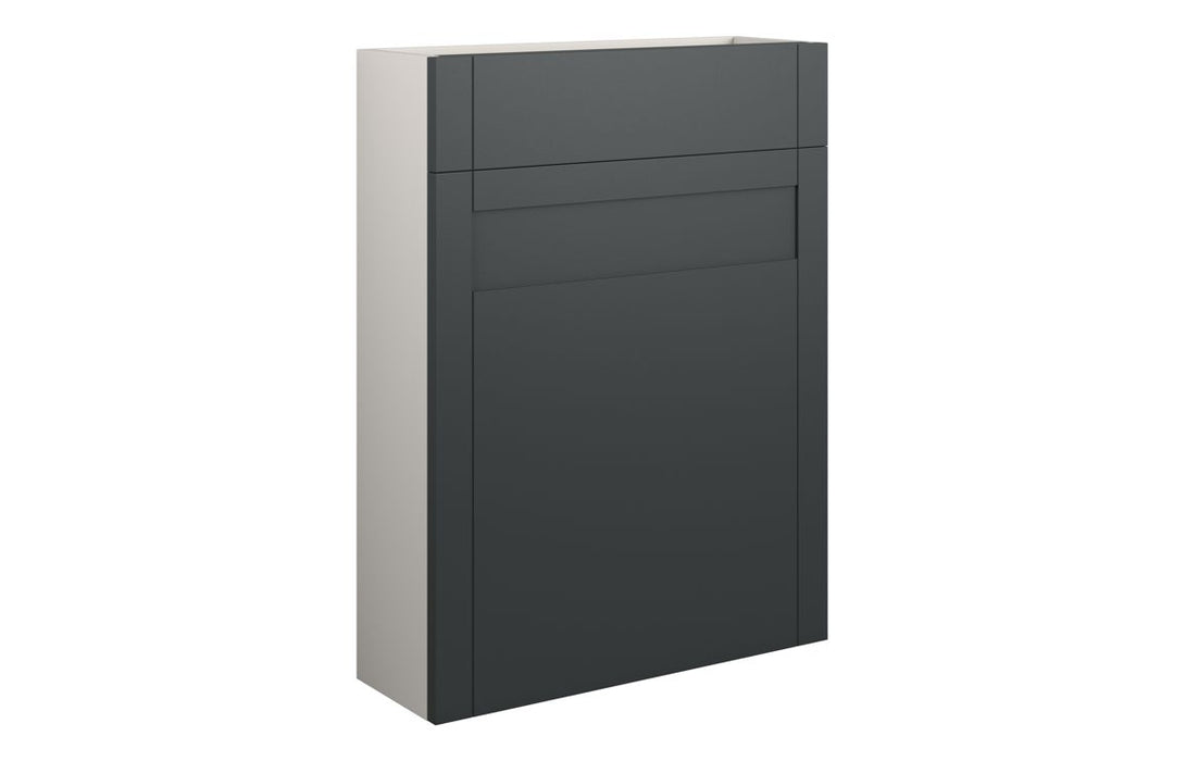 Haven 600mm Slim WC Unit - Matt Graphite Grey