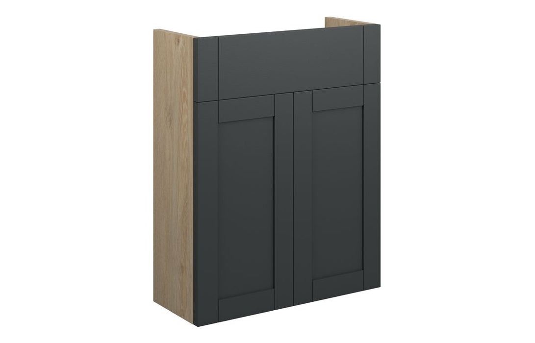 Haven 500mm Slim Basin Unit - Matt Graphite Grey