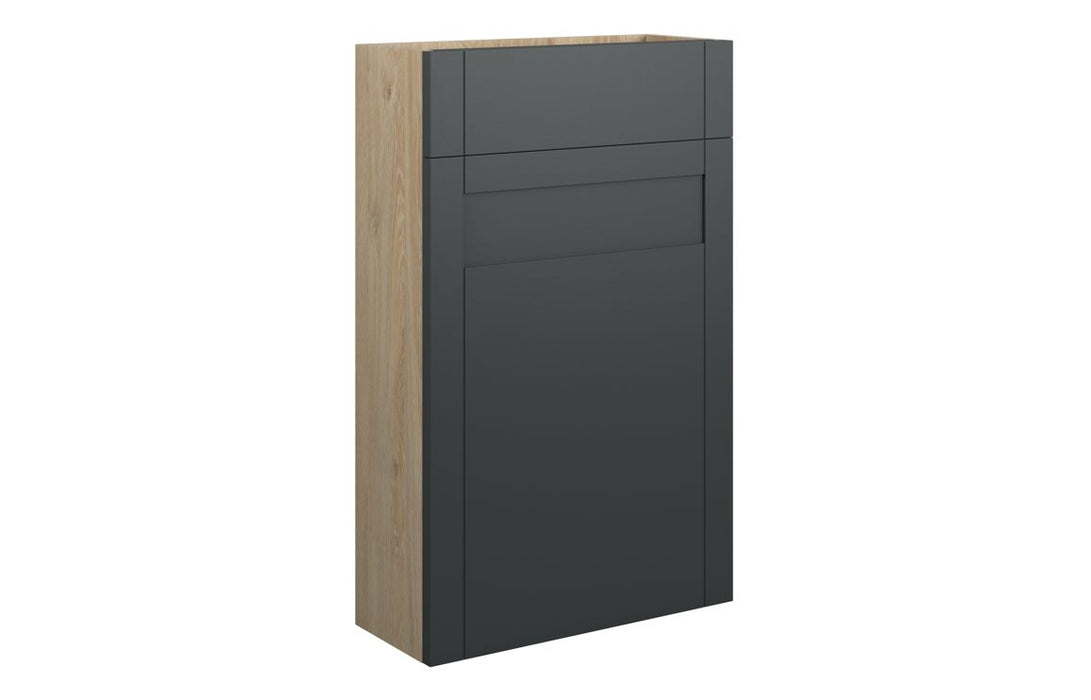 Haven 500mm Slim WC Unit - Matt Graphite Grey