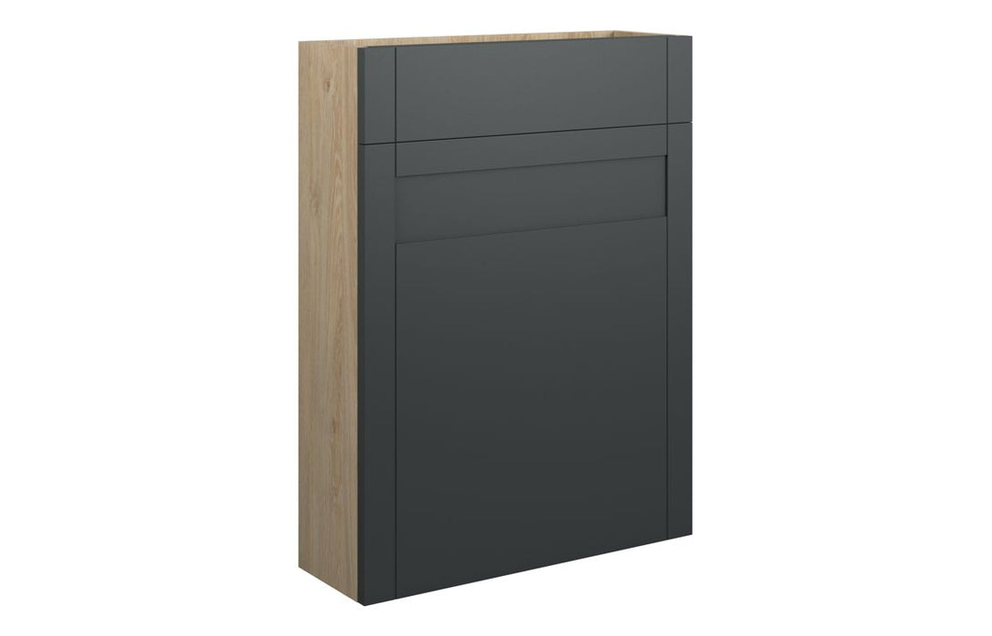 Haven 600mm Slim WC Unit - Matt Graphite Grey