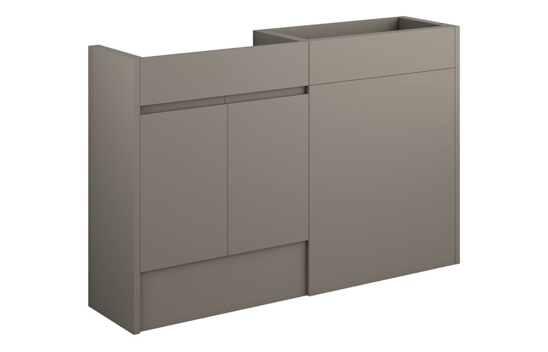 Siena 1236mm Standard Basin & WC Unit Pack - Matt Stone
