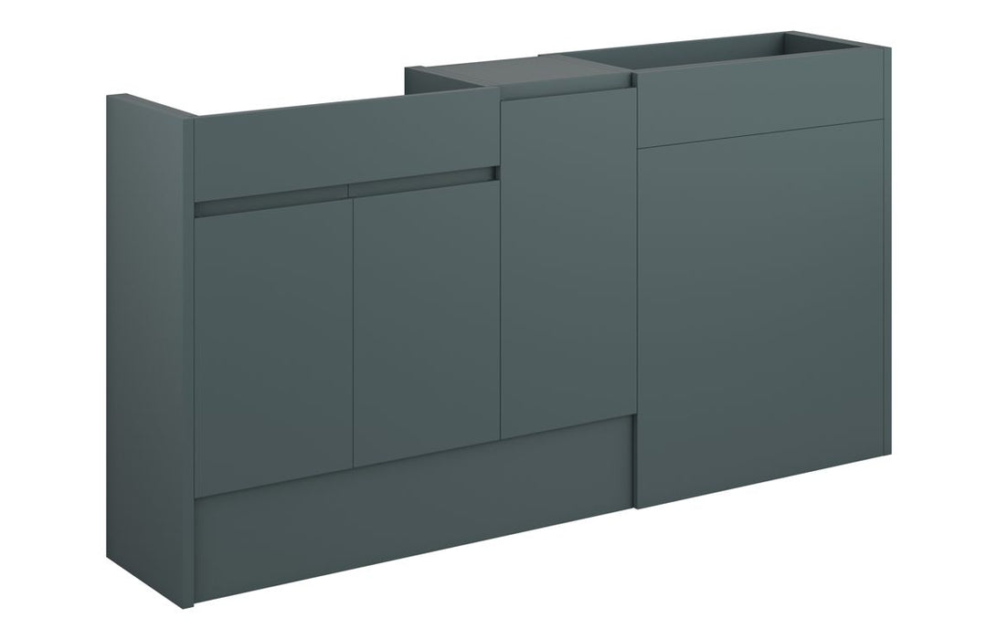 Siena 1536mm Standard Basin, WC & 1 Door Unit Pack - Matt Green Camo