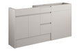 Siena 1536mm Standard Basin, WC & 3 Drawer Unit Pack - Matt Dove Grey