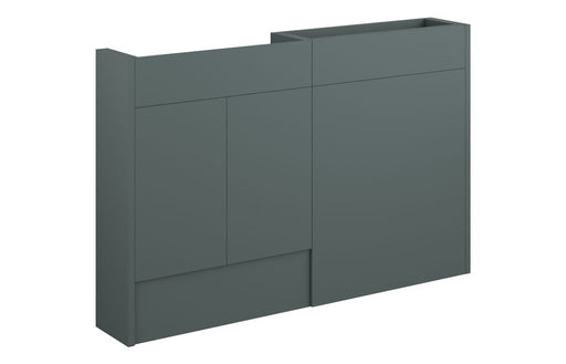 Eton 1236mm Slim Basin & WC Unit Pack - Matt Green