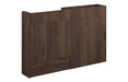 Eton 1236mm Slim Basin & WC Unit Pack - Warm Walnut