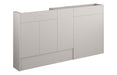 Eton 1536mm Slim Basin, WC & 1 Door Unit Pack - Matt Dove Grey