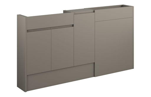 Siena 1536mm Slim Basin, WC & 1 Door Unit Pack - Matt Stone
